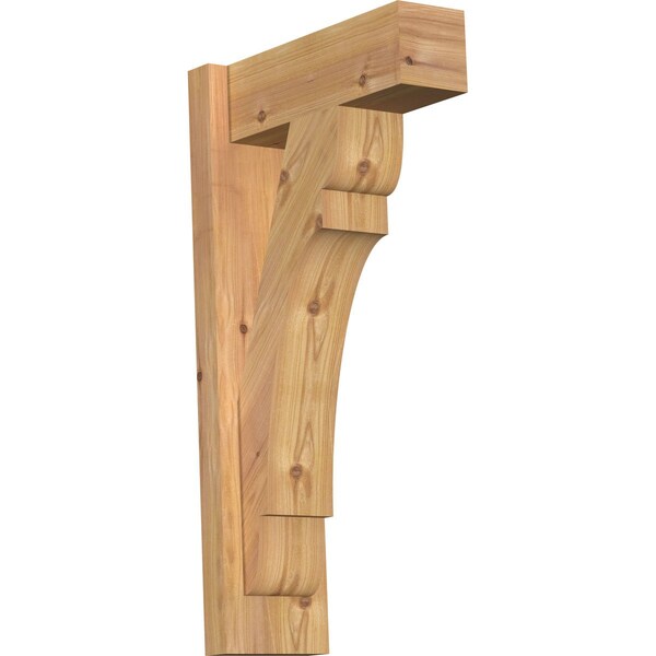 Ekena Millwork Olympic Block Smooth Outlooker, Western Red Cedar, 5 1/2"W x 14"D x 26"H OUT06X14X26OLY05SWR - main